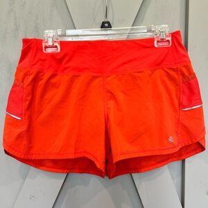 Athleta running shorts - small, neon orange.